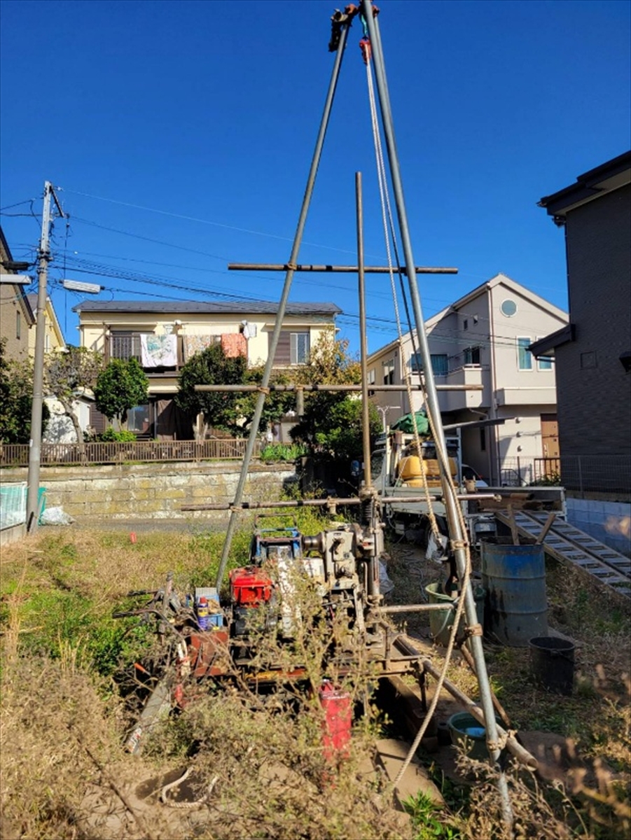 コトブキホームビルダー横浜市港北区日吉本町T様邸　ボーリング調査