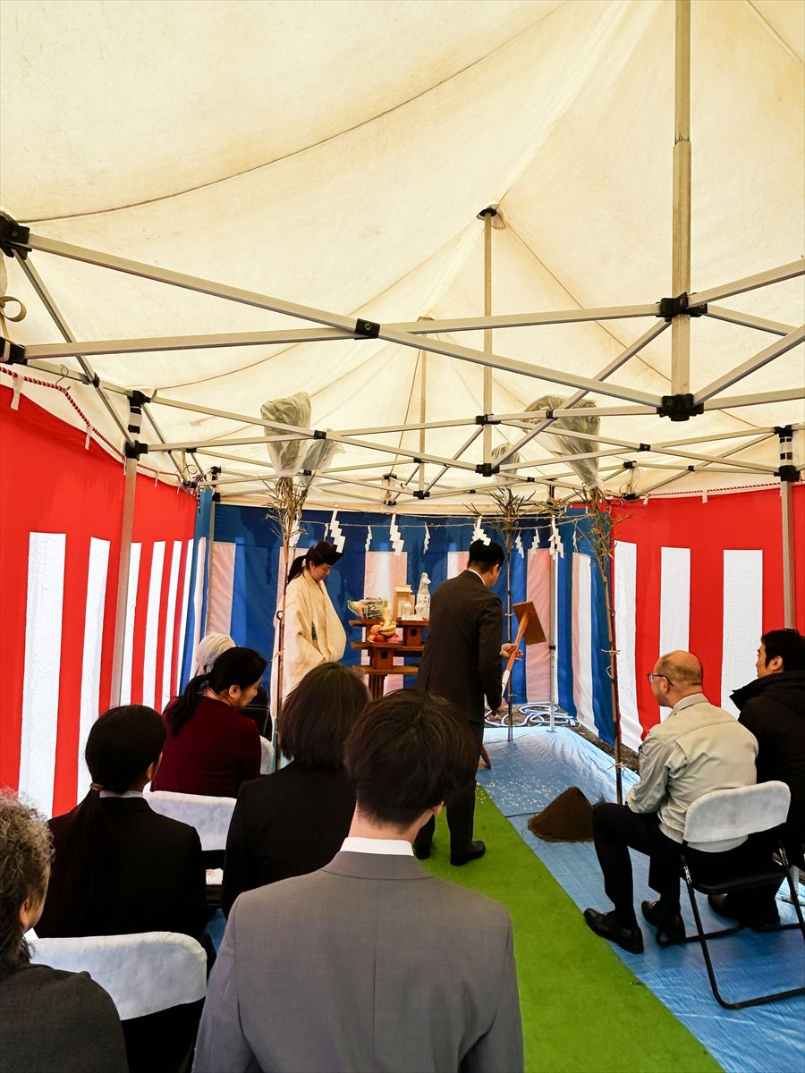 コトブキホームビルダー目黒区A邸地鎮祭